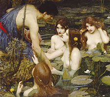 John William Waterhouse R.A., Hylas and the Nymphs, 1896. Image:©Manchester City Galleries.